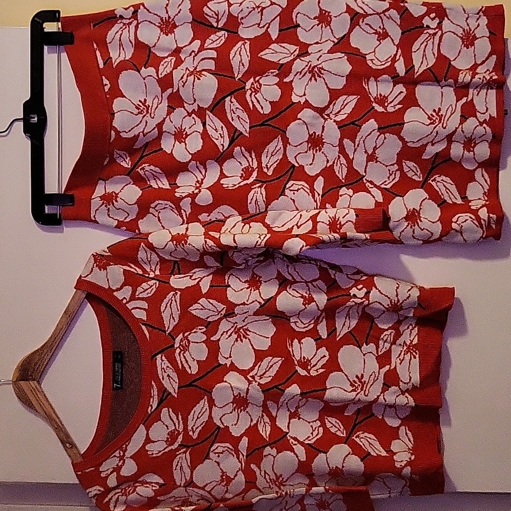 2 piece sweater skirt set